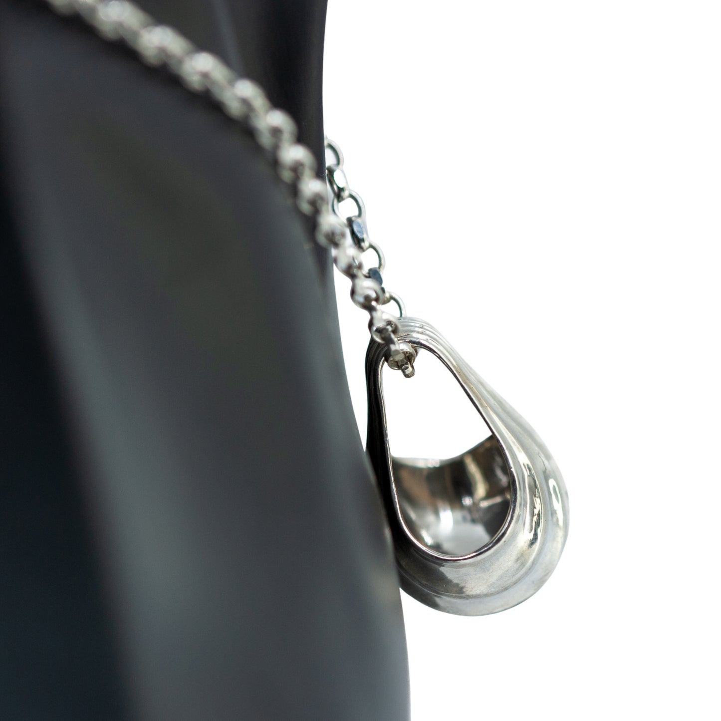 Argentium Silver Scallop Shell Pendant