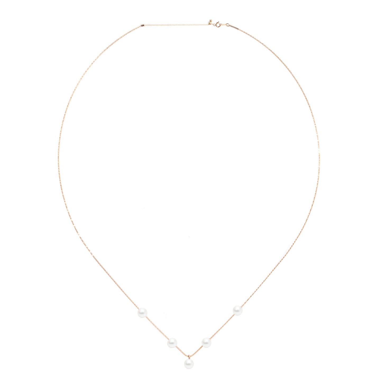 MIRA 5 Pearls Necklace