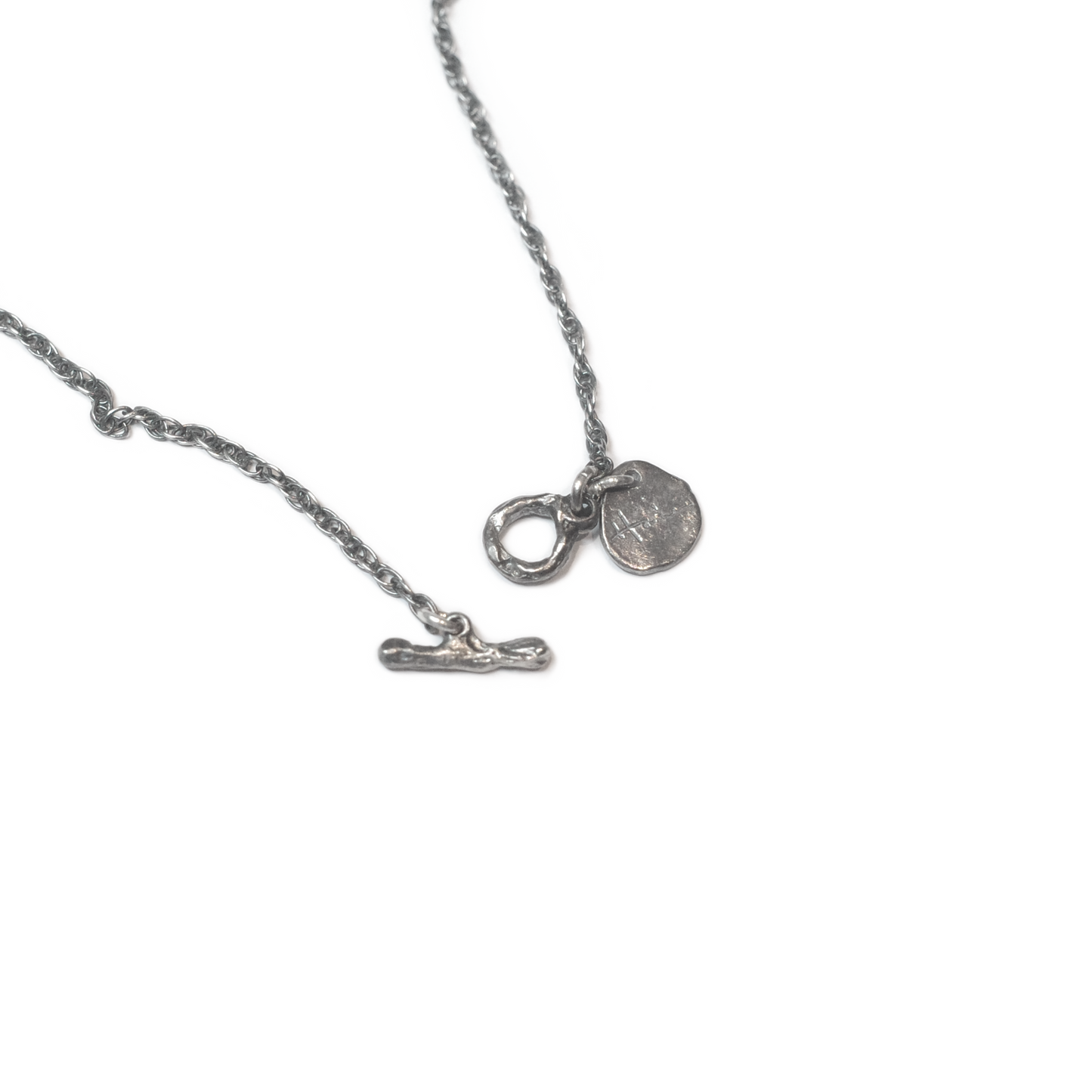 Face with Raw Diamond Necklace