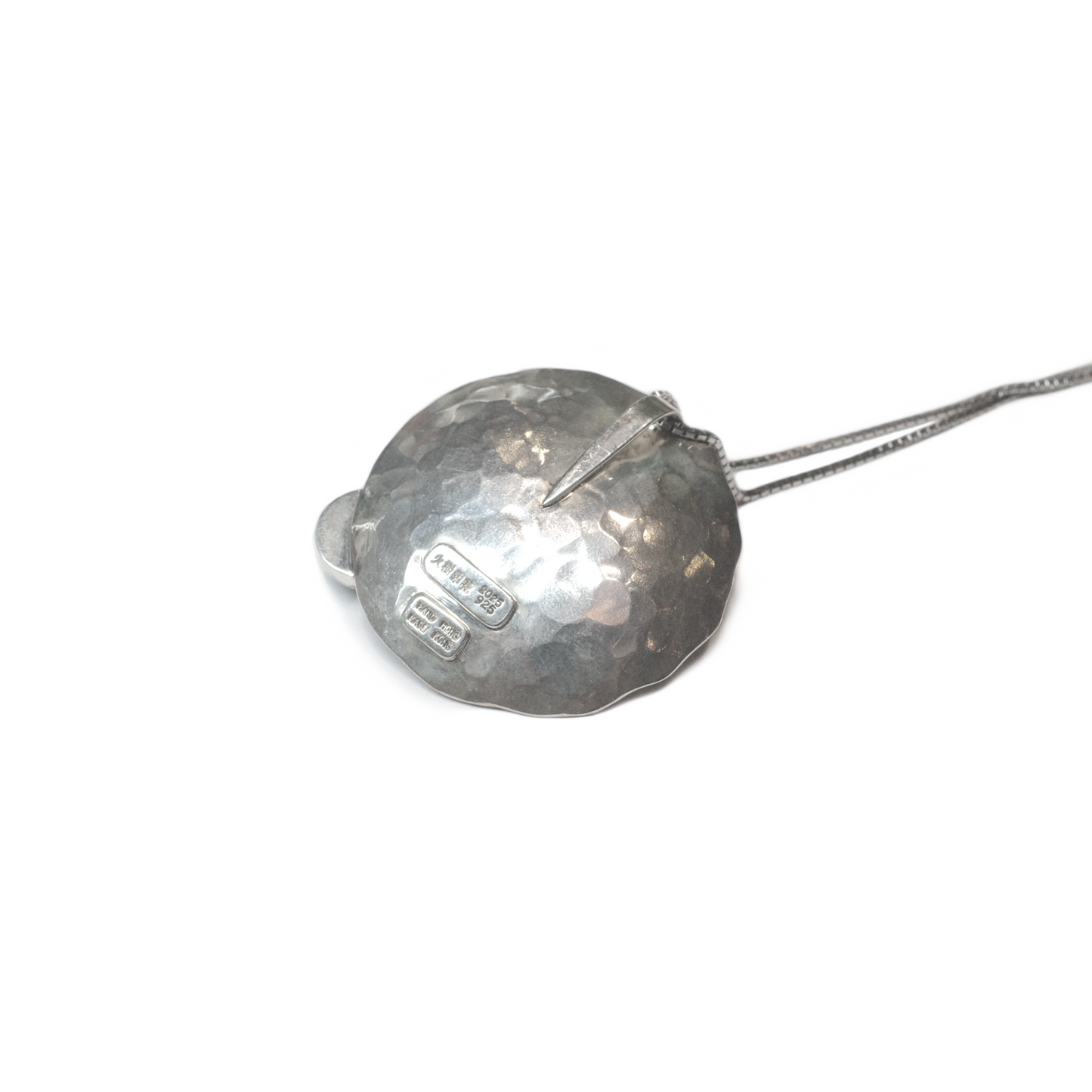 Lotus with Prehnite Pendant