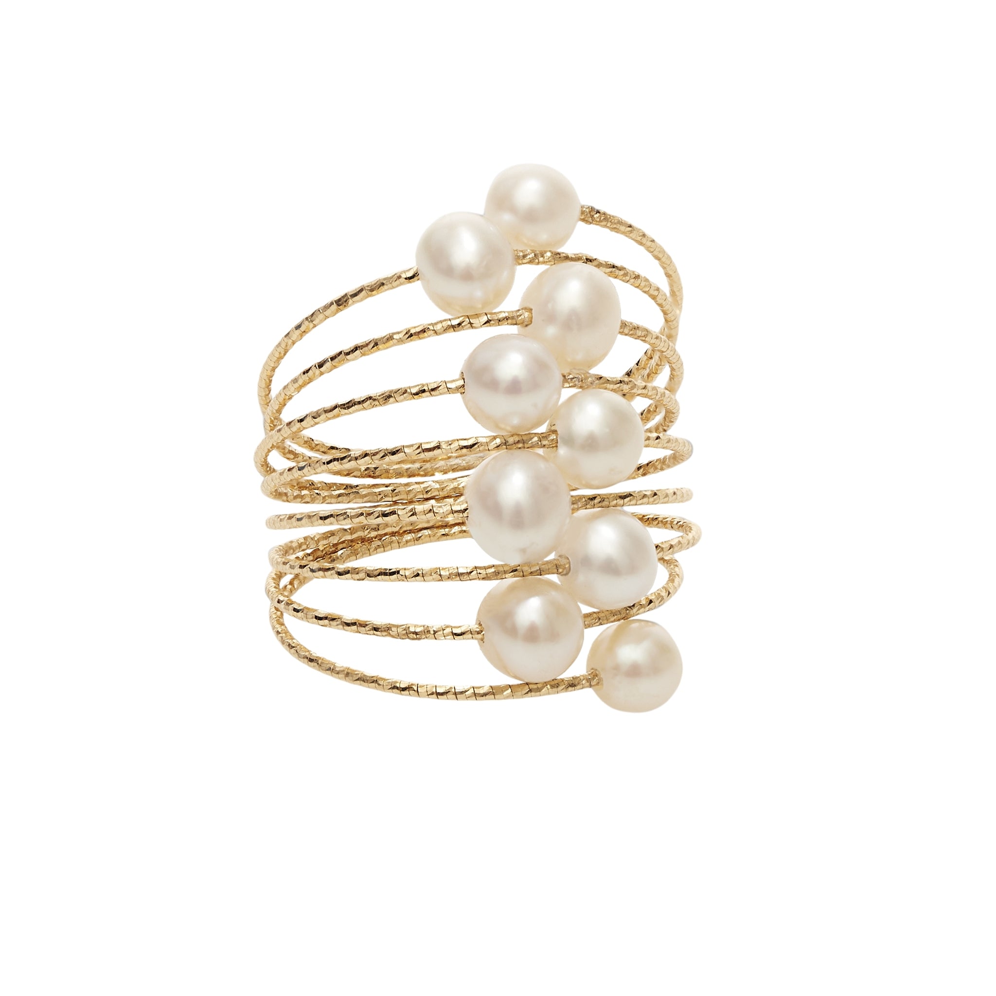 MAGICO Ring (Pearls ø 4 mm)