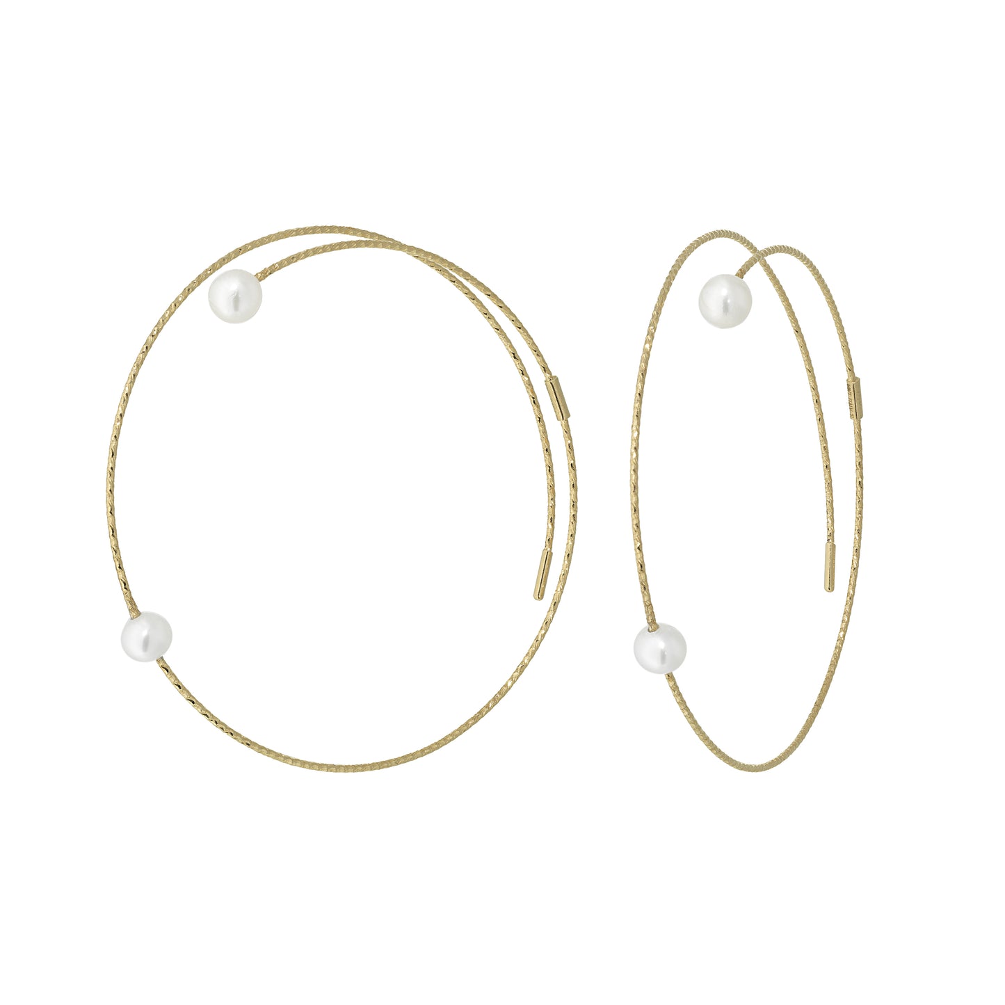 NEVE Earrings (Pearls ø 4 mm)