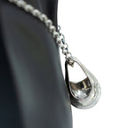 Argentium Silver Scallop Shell Pendant