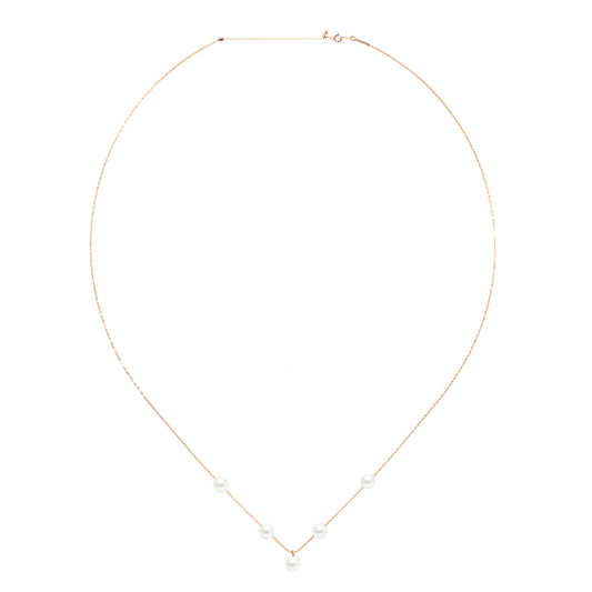 MIRA 5 Pearls Necklace