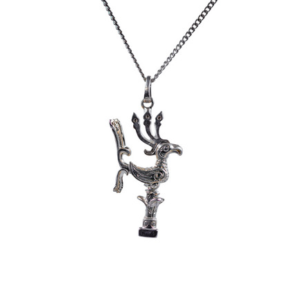 Argentium Sliver Celestial Phoenix Pendant