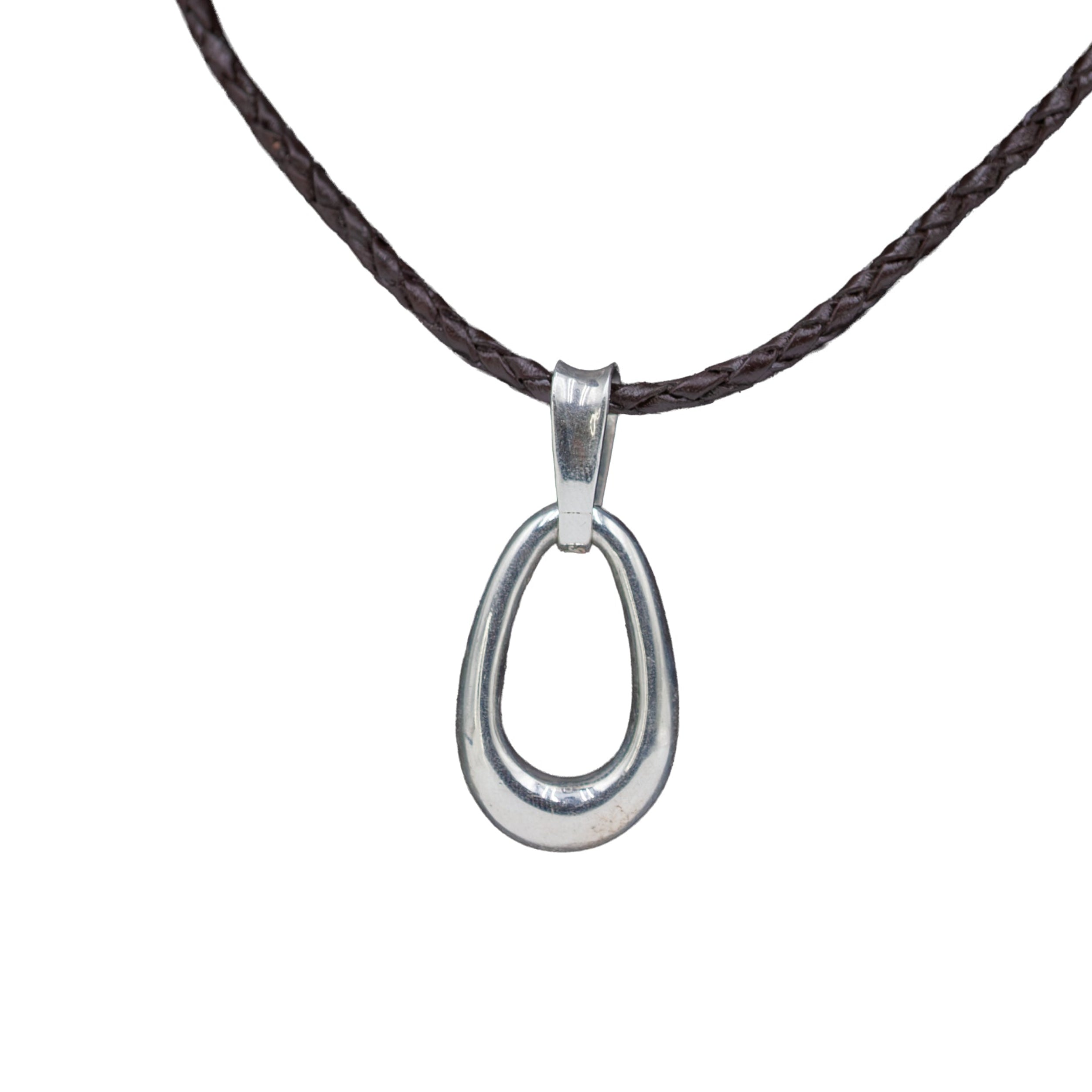 Argentium Silver Eternal Love Loop Pendant