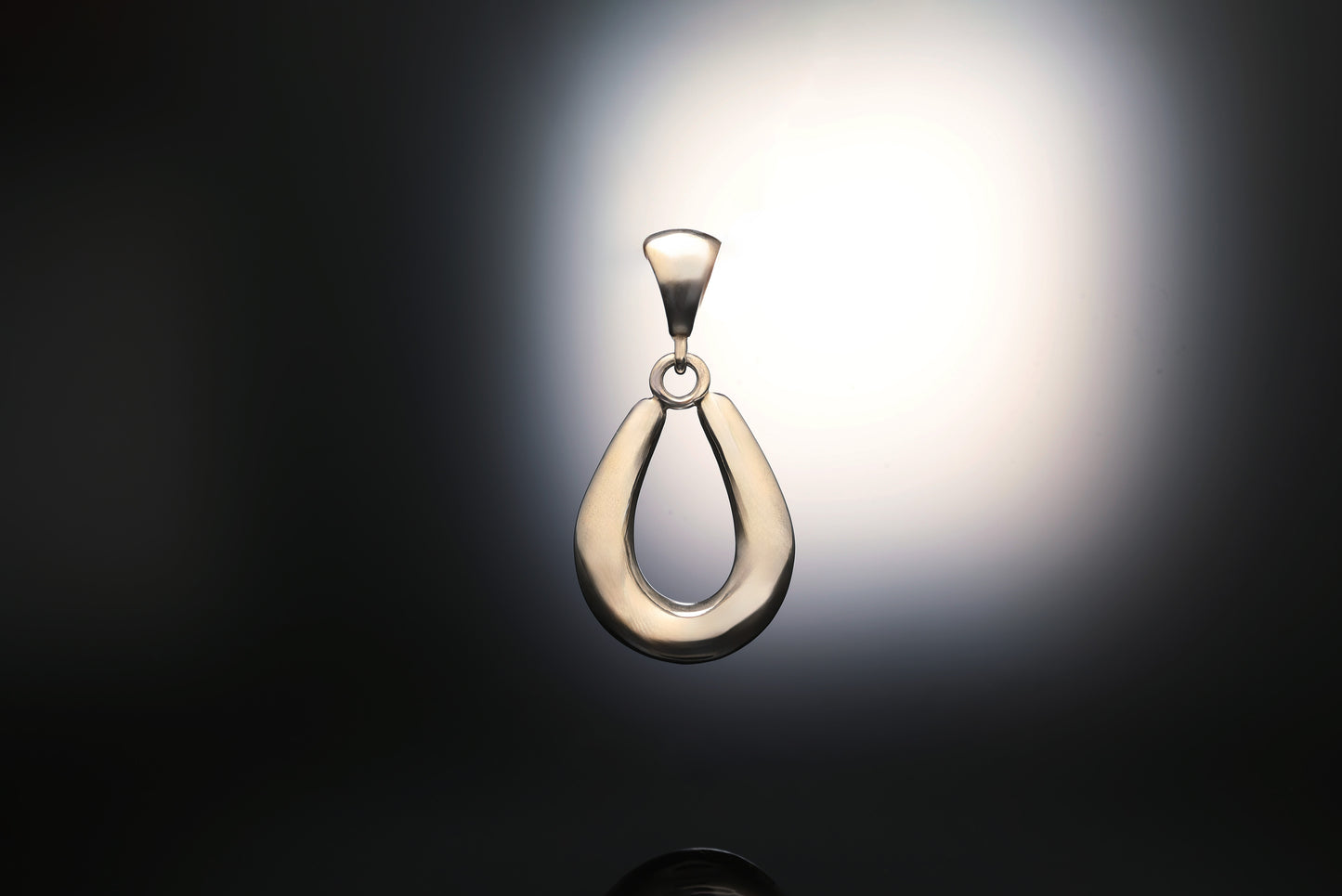 Argentium Silver Eternal Love Loop Pendant