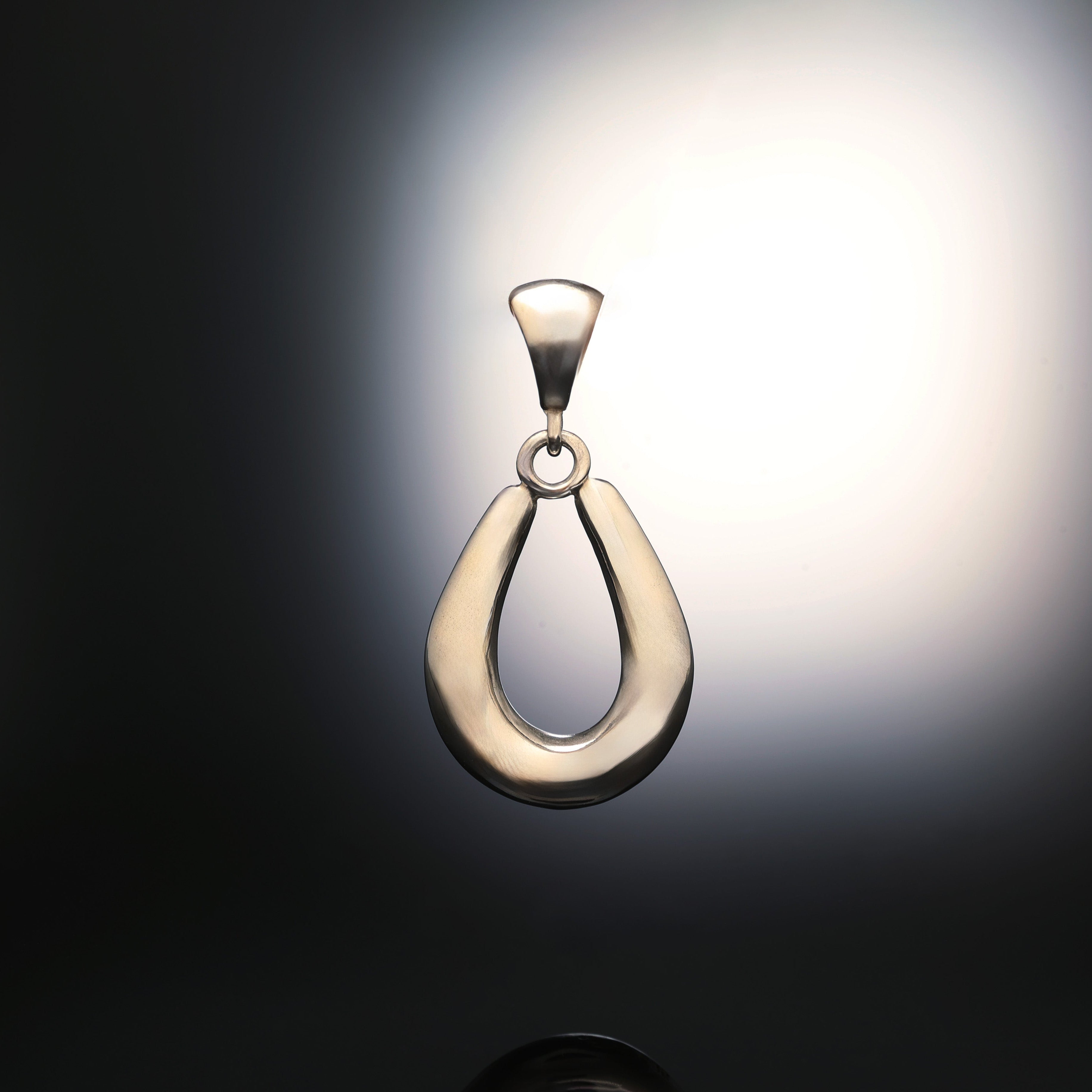 Argentium Silver Eternal Love Loop Pendant