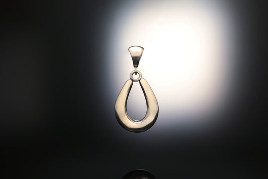 Argentium Silver Eternal Love Loop Pendant