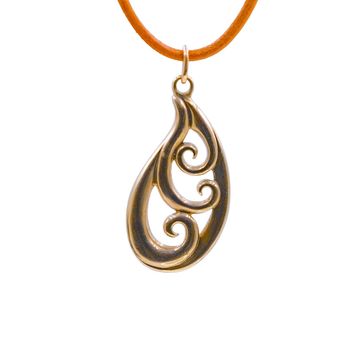 The Bronze Koru Trio Pendant