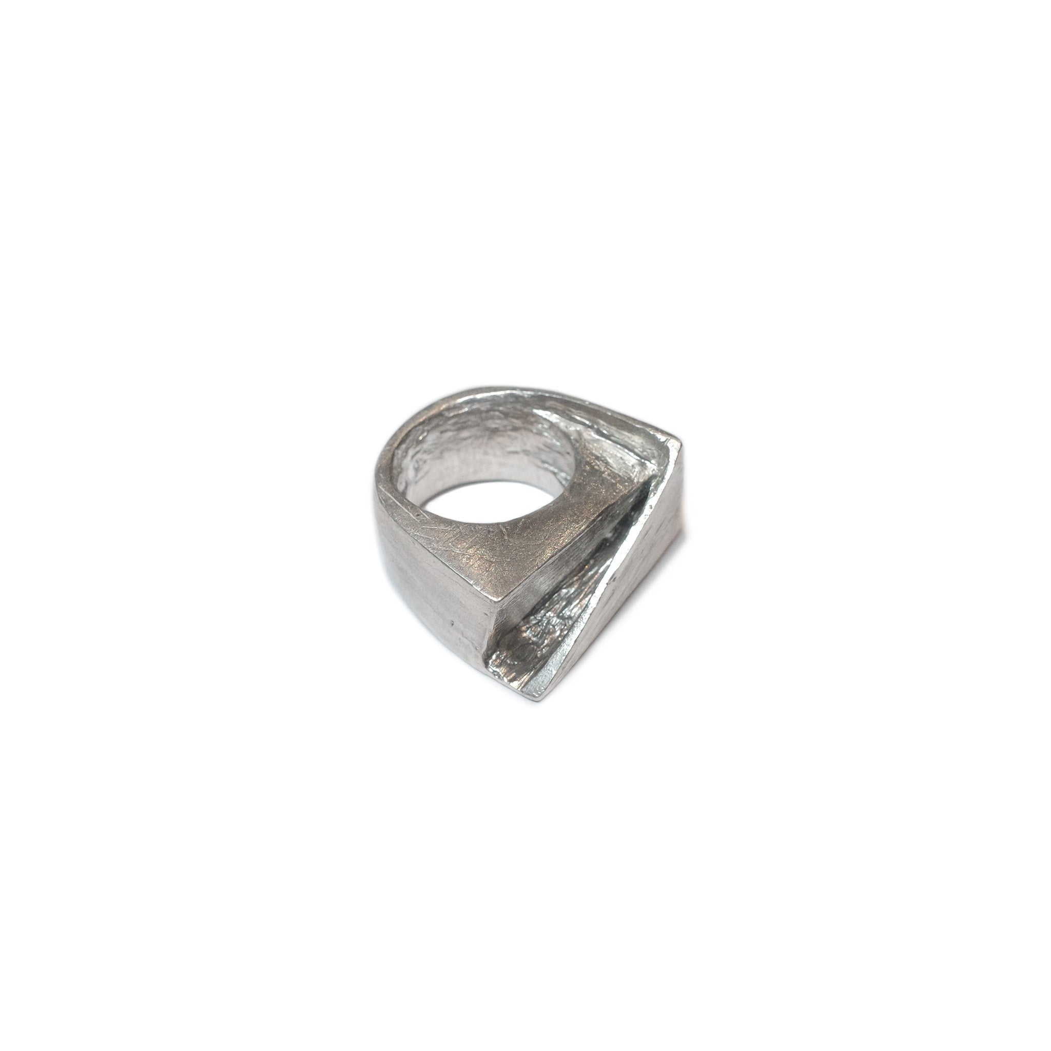 Double Triangle 925 Sliver Ring