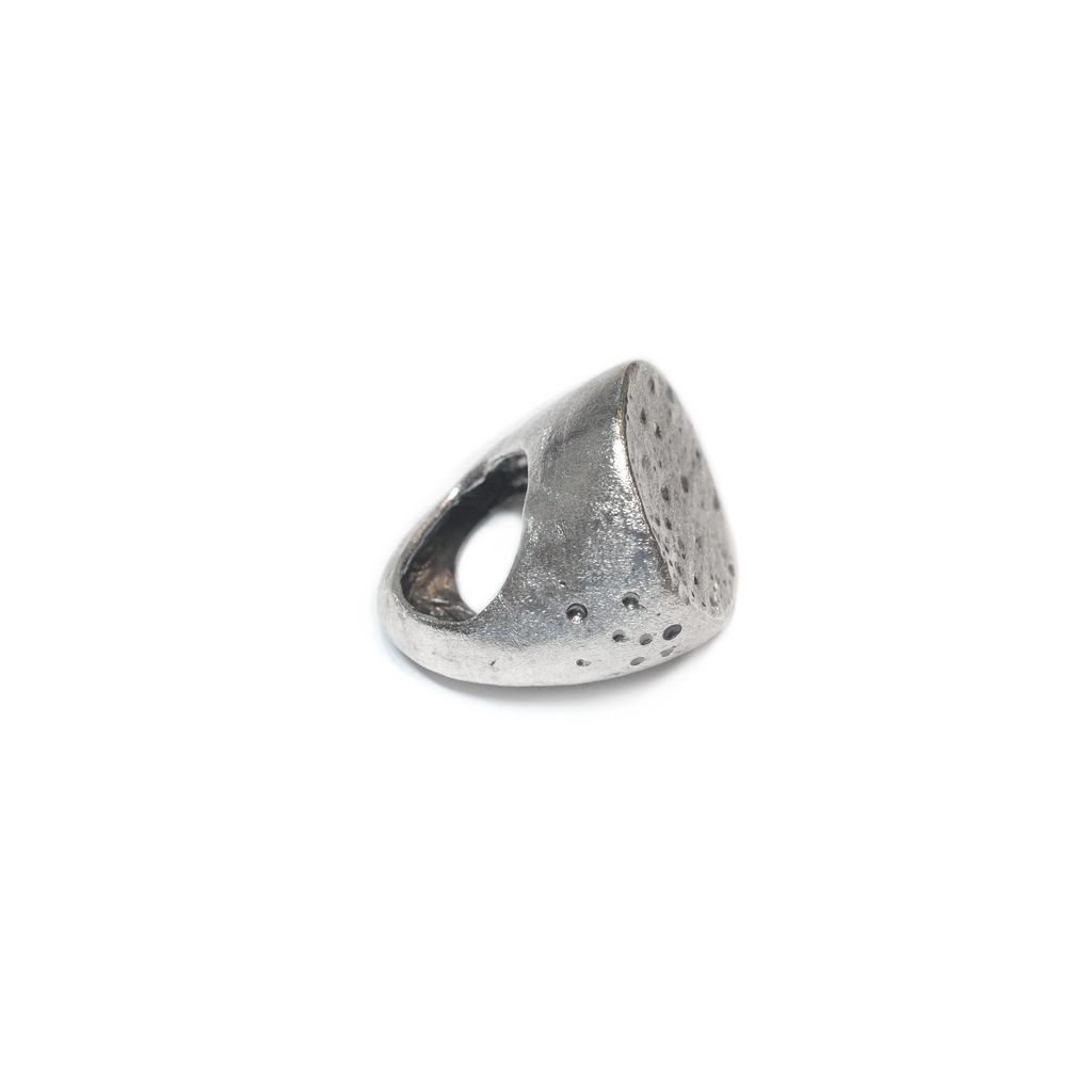 Moon Top 925 Silver Ring