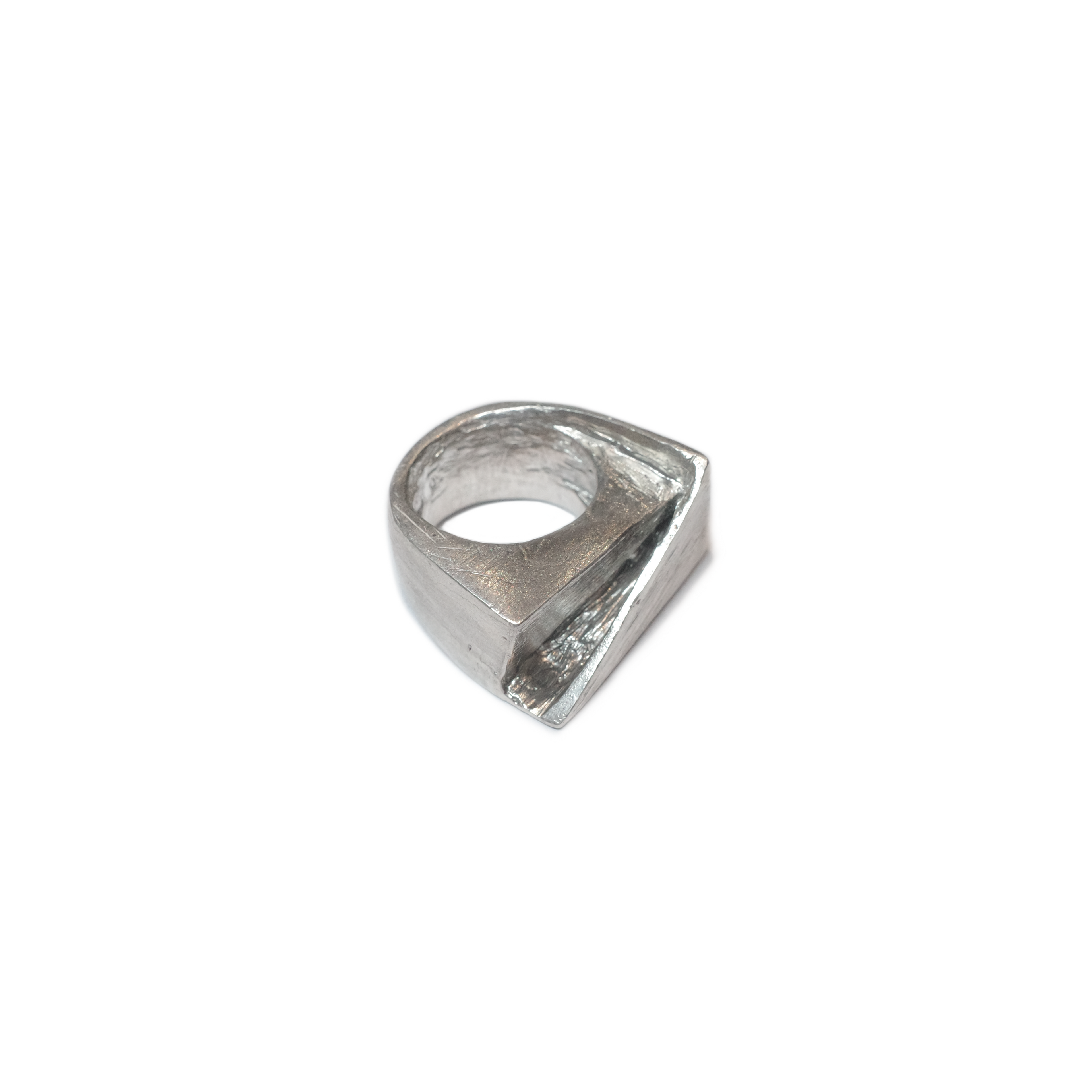 Double Triangle 925 Sliver Ring