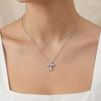 Silver Cross Necklace