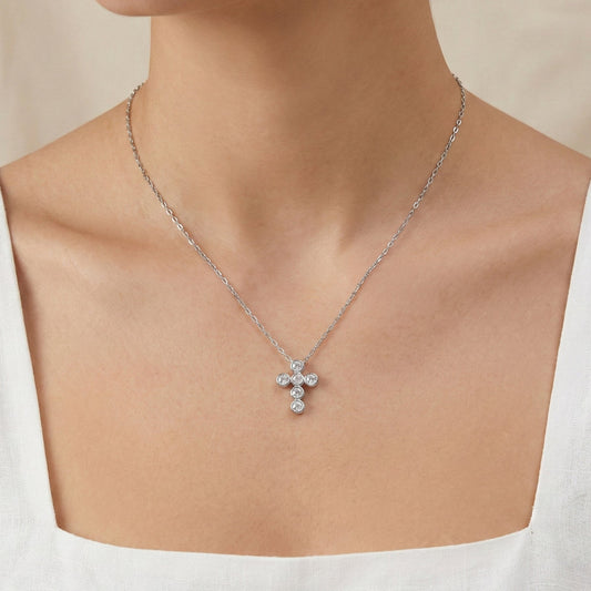 Silver Cross Necklace